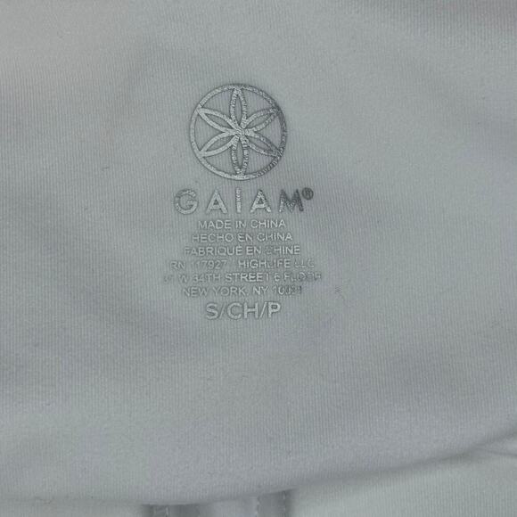 NWT Gaiam Flow Longline Sports Bra Bright Canteloupe Sz S - Picture 7 of 9